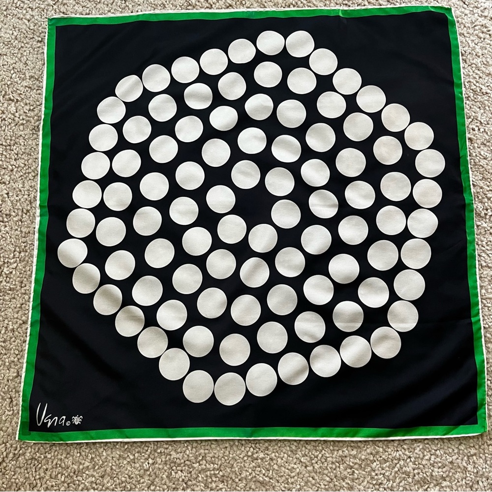 Vera Neumann Square Polka Dot Scarf Japan
